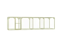 vidaXL Hühnerkäfig 1,5x6x1,5 m Imprägniertes Kiefernholz