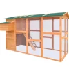 vidaXL Hühnerstall Holz 295x163x170 cm