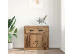 vidaXL Highboard Altholz 70 x 35,5 x 67,5 cm Holzwerkstoff 881417