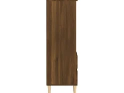 vidaXL Highboard Braun Eichen-Optik 40x36x110 cm Holzwerkstoff 821243