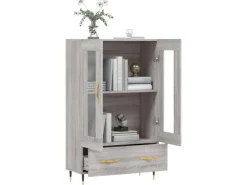 vidaXL Highboard Grau Sonoma 69,5x31x115 cm Holzwerkstoff 828282