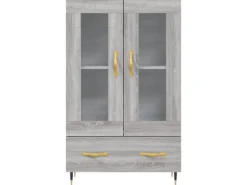 vidaXL Highboard Grau Sonoma 69,5x31x115 cm Holzwerkstoff 828282