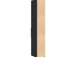 vidaXL Highboard Schwarz 30x42,5x185 cm Holzwerkstoff 846237