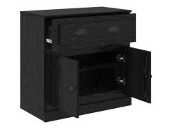 vidaXL Highboard Schwarz Eichen-Optik 70 x 35,5 x 67,5 cm 881419