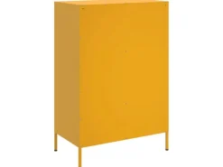 vidaXL Highboard Senfgelb 68x39x101,5 cm Stahl 843111
