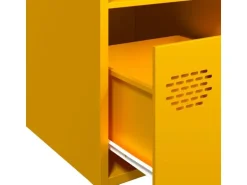 vidaXL Highboard Senfgelb 35x39x103,5 cm Stahl 851379