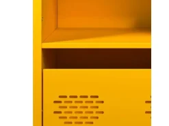 vidaXL Highboard Senfgelb 35x39x103,5 cm Stahl 851379