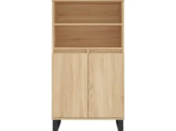 vidaXL Highboard Sonoma-Eiche 60x36x110 cm Holzwerkstoff 831495