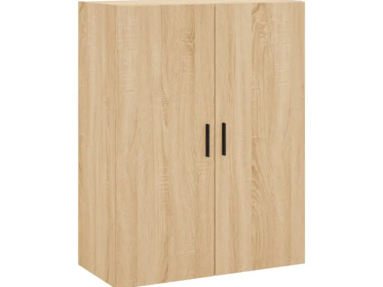 vidaXL Highboard Sonoma-Eiche 69,5x34x180 cm Holzwerkstoff 3195750