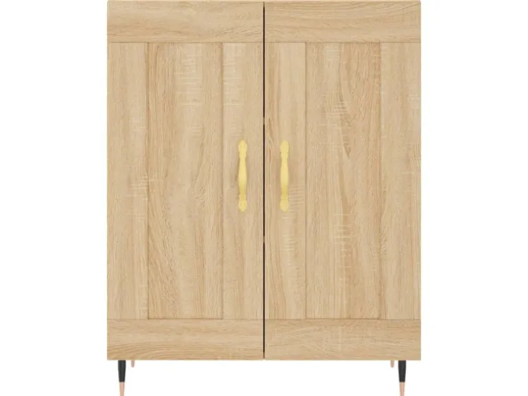 vidaXL Highboard Sonoma-Eiche 69,5x34x180 cm Holzwerkstoff 3198324