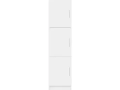 vidaXL Highboard Weiß 31,5 x 32 x 124 cm Holzwerkstoff 869346