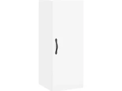 vidaXL Highboard Weiß 34,5x34x180 cm Holzwerkstoff 3199073