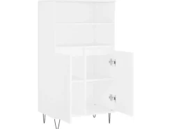 vidaXL Highboard Weiß 60x36x110 cm Holzwerkstoff 831484