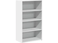 vidaXL Highboard Weiß 70x41x124 cm Holzwerkstoff 846404