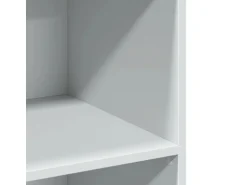 vidaXL Highboard Weiß 70x41x124 cm Holzwerkstoff 846404