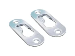 vidaXL Hängende Nachttische 2 Stk Hochglanz-Weiß 40x30x15 cm