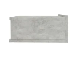 vidaXL Hängender Nachttisch Betongrau 40x30x15 cm Holzwerkstoff