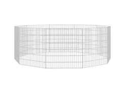 vidaXL Kaninchenkäfig 10 Paneele 54x60 cm Verzinktes Eisen vidaXL Freilaufgehege 10-teilig 54x60 cm Verzinktes Eisen