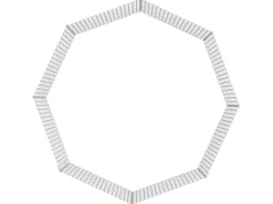vidaXL Kaninchenkäfig 8 Paneele 54x60 cm Verzinktes Eisen