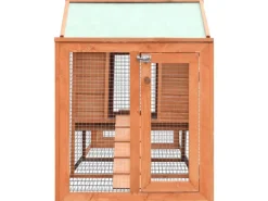 vidaXL Kaninchenstall 310x70x87 cm Kiefernholz & Tannenholz