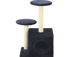 vidaXL Katzen-Kratzbaum Sisal 60 cm Dunkelblau