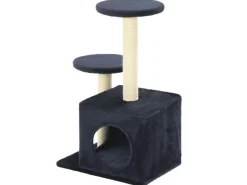 vidaXL Katzen-Kratzbaum Sisal 60 cm Dunkelblau