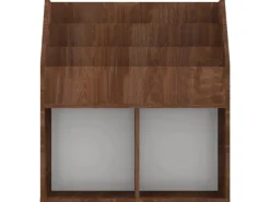 vidaXL Kinder-Bücherregal Braun Eiche 71x30x78,5 cm Holzwerkstoff