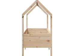 vidaXL Kinderbett Hausbett 70x140 cm Massivholz Kiefer2102249