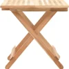 vidaXL Klappbarer Beistelltisch Walnussholz Massiv 50x50x49 cm