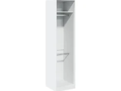 vidaXL Kleiderschrank Weiß 50x50x200 cm Holzwerkstoff 3307783