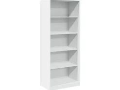 vidaXL Kleiderschrank Weiß 80x50x200 cm Holzwerkstoff