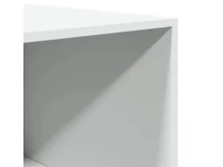 vidaXL Kleiderschrank Weiß 80x50x200 cm Holzwerkstoff