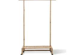 vidaXL Kleiderständer Bambus 242496
