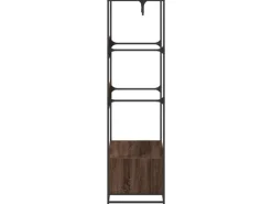 vidaXL Kleiderständer Braun Eichen-Optik 90x50x180 cm Holzwerkstoff 849298