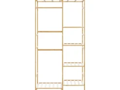 vidaXL Kleiderständer mit Ablagen 100x50x184,5 cm Bambus 4008920