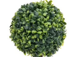 vidaXL Künstliche Buchsbäume 2 Stk mit Topf Kugelform Grün 56 cm