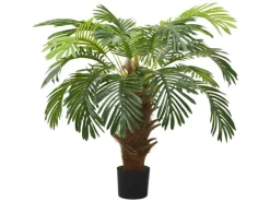 vidaXL Künstliche Palme Cycas mit Topf 90 cm Grün
