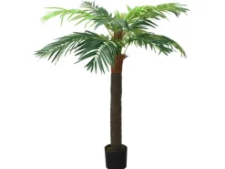 vidaXL Künstliche Palme Phönix mit Topf 190 cm Grün