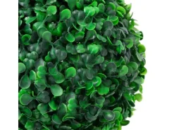 vidaXL Künstlicher Buchsbaum mit Topf Kugelform Grün 90 cm