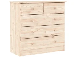 vidaXL Kommode ALTA 77x35x73 cm Massivholz Kiefer