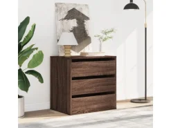 vidaXL Kommode Braun Eichen-Optik 60x41x58 cm Holzwerkstoff