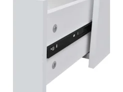 vidaXL Kommode mit 4 Schubladen 60x30,5x71 cm Weiß 242545