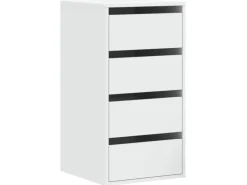vidaXL Kommode Weiß 40x41x76 cm Holzwerkstoff