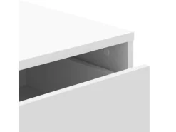 vidaXL Kommode Weiß 40x41x76 cm Holzwerkstoff