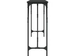 vidaXL Konsolentisch Schwarz 200x29x75 cm Holzwerkstoff