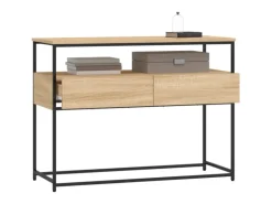 vidaXL Konsolentisch Sonoma-Eiche 100x40x75 cm Holzwerkstoff