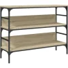 vidaXL Konsolentisch Sonoma-Eiche 100x32x75 cm Holzwerkstoff Modell 2