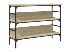 vidaXL Konsolentisch Sonoma-Eiche 100x32x75 cm Holzwerkstoff Modell 2