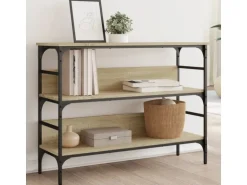 vidaXL Konsolentisch Sonoma-Eiche 100x32x75 cm Holzwerkstoff Modell 2