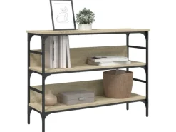 vidaXL Konsolentisch Sonoma-Eiche 100x32x75 cm Holzwerkstoff Modell 2